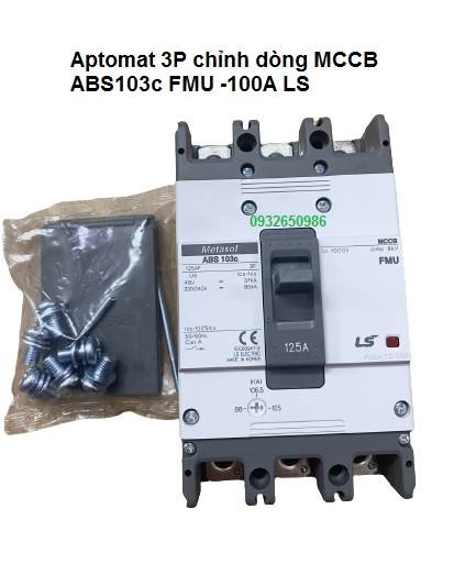 MCCB chỉnh dòng 3P abs