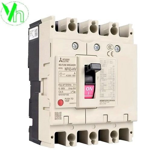 Cầu Dao tự động MCCB 4P 10KA NF63-HV MITSUBISHI