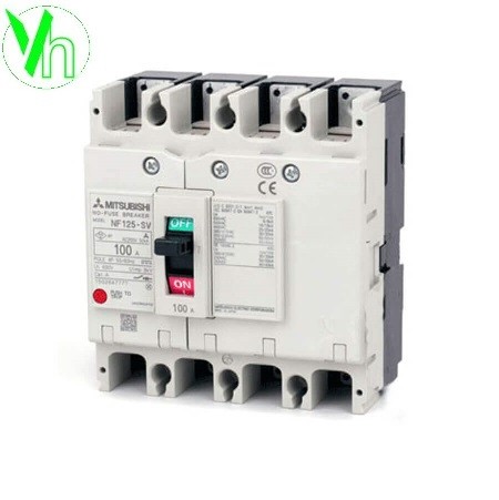 Cầu Dao tự động MCCB 4P 50KA NF125-LGV MITSUBISHI