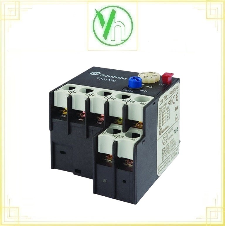 Rơ le nhiệt TH-P09PP (1~1.6) 1.3A Shihlin SHIHLIN ELECTRIC TH-P09PP 1.3A(1~1.6)