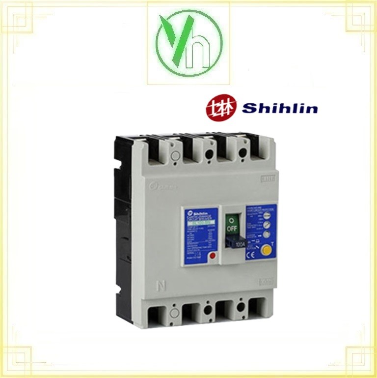 Aptomat MCCB BL 100-HN 4P 100A 30kA SHIHLIN SHIHLIN ELECTRIC BL 100-HN