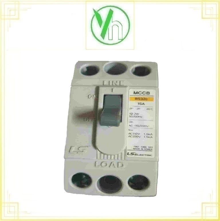 Aptomat MCCB LS BS326AKV 2P 6A 1.5kA không vỏ LS ELECTRIC BS326AKV