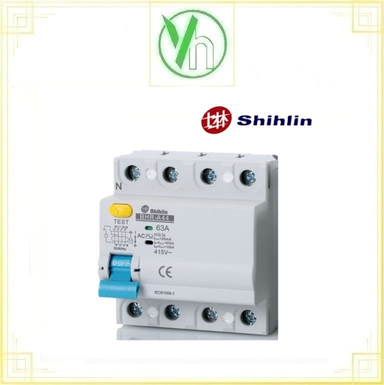 RCCB BHR-A 4P 25A Shihlin SHIHLIN ELECTRIC RCCB BHR-A 4P 25A