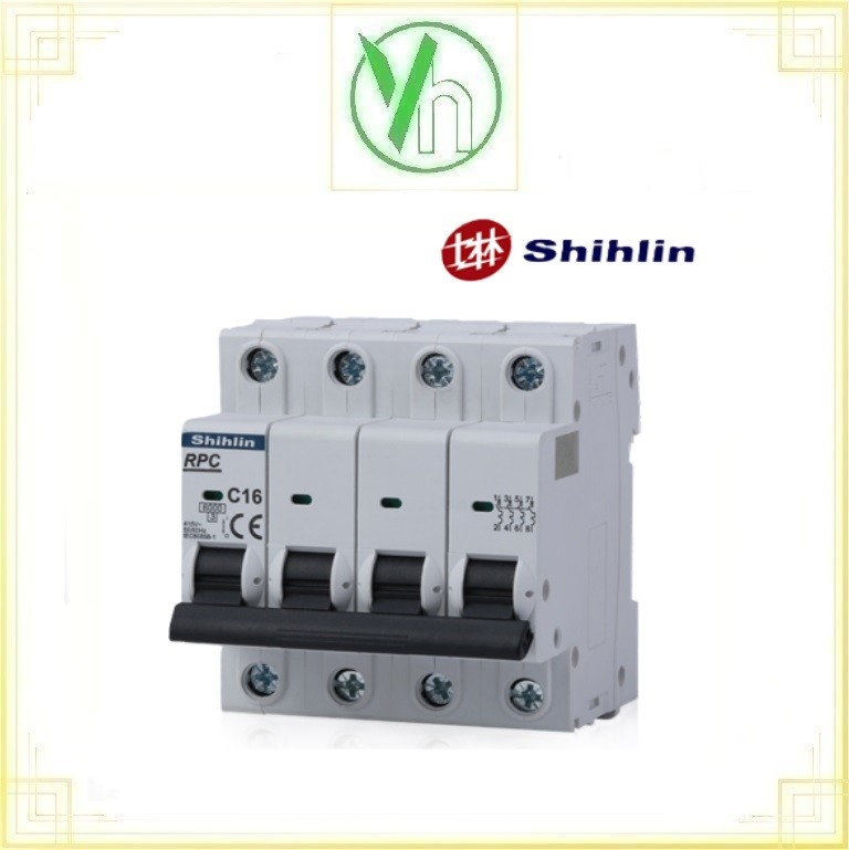 MCB RPC 4P 6A 6kA Shihlin SHIHLIN ELECTRIC RPC 4P 6A 6kA