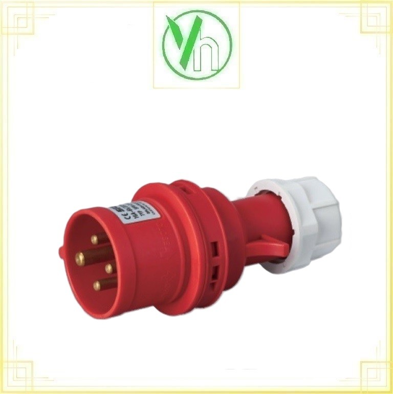 Phích cắm công nghiệp 4 chân 4P 32A Việt Nam MDP-024