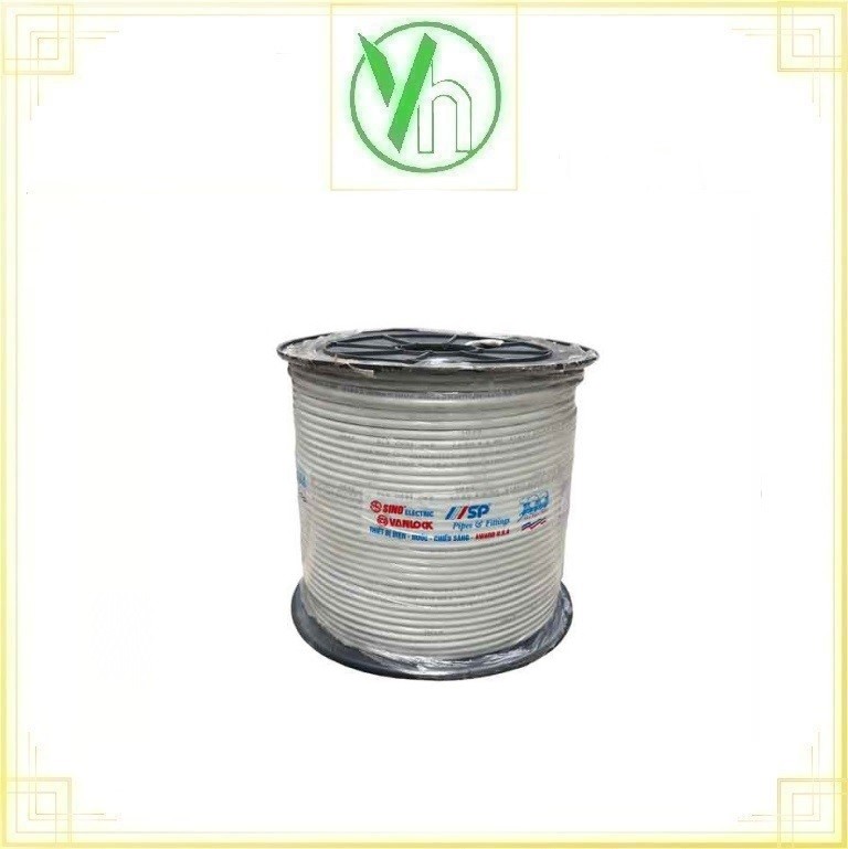 Cáp 4C-FB (RG59) lõi CCS 64 sợi SP trắng (VNĐ/m) sn4C-FB/RG59/CCS/64/SP/TR Sino - Vanlock sn4C-FB/RG59/CCS/64/SP/TR