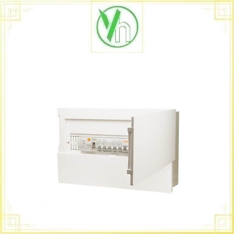 Tủ điện nắp che màu trắng E4MS 14/18T-01 Sino - Vanlock E4MS 14/18T-01