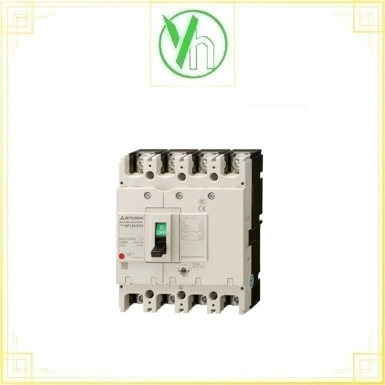 MCCB NF125-SGV 4P 32-40A 36kA 2CJ324A00000E Mitsubishi Mitsubishi 2CJ324A00000E