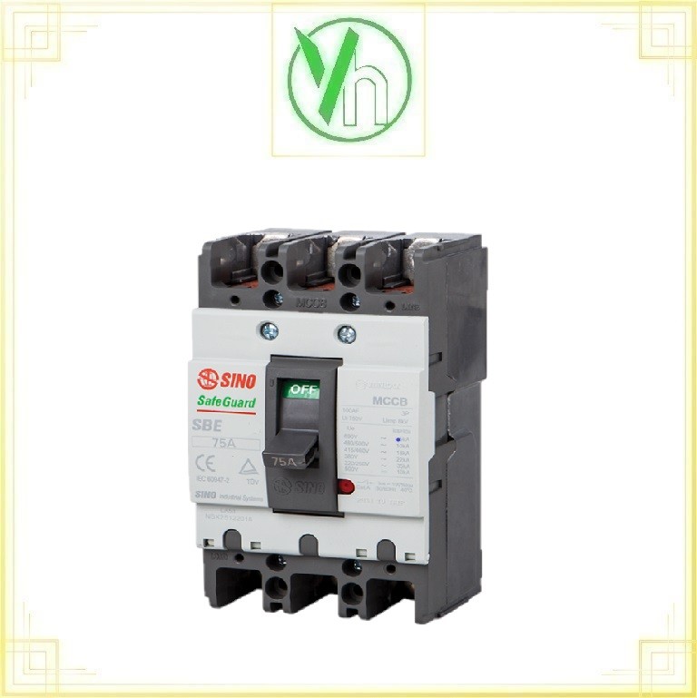 Aptomat 2P 100A SBE202b/100 65kA Sino - Vanlock SBE202b/100