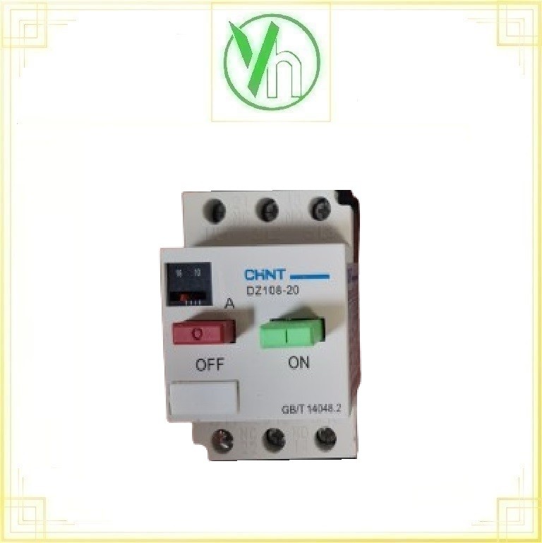 CB chỉnh dòng DZ108-20 (12-18A) 7.5kW CHINT DZ108-20