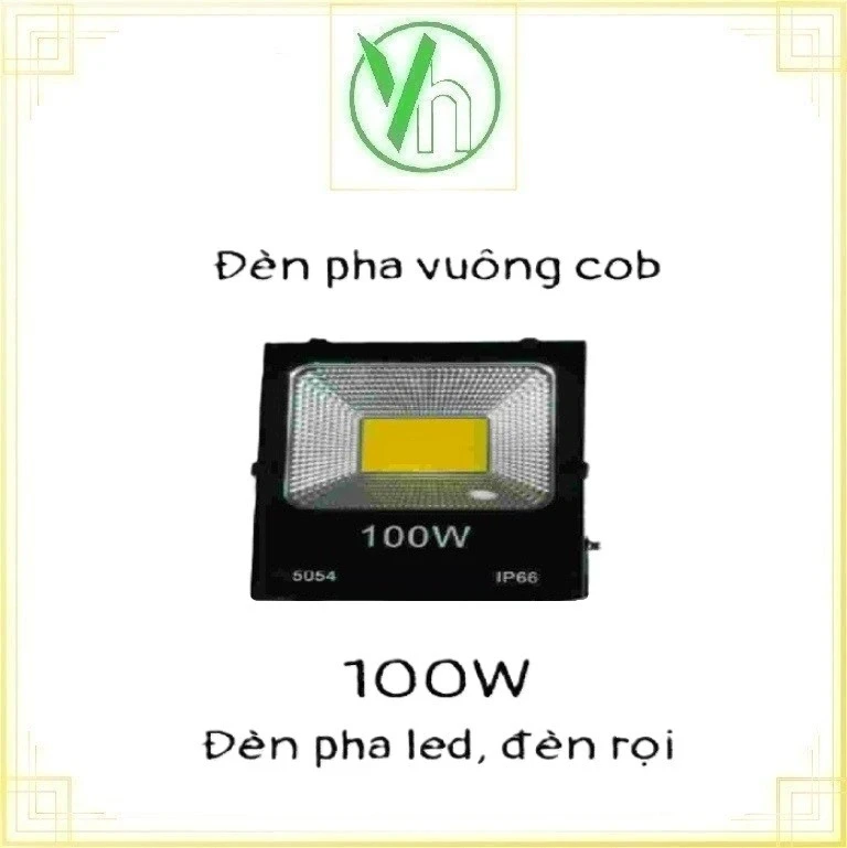 Đèn pha vuông cob, pha rọi 100W Maxlight .