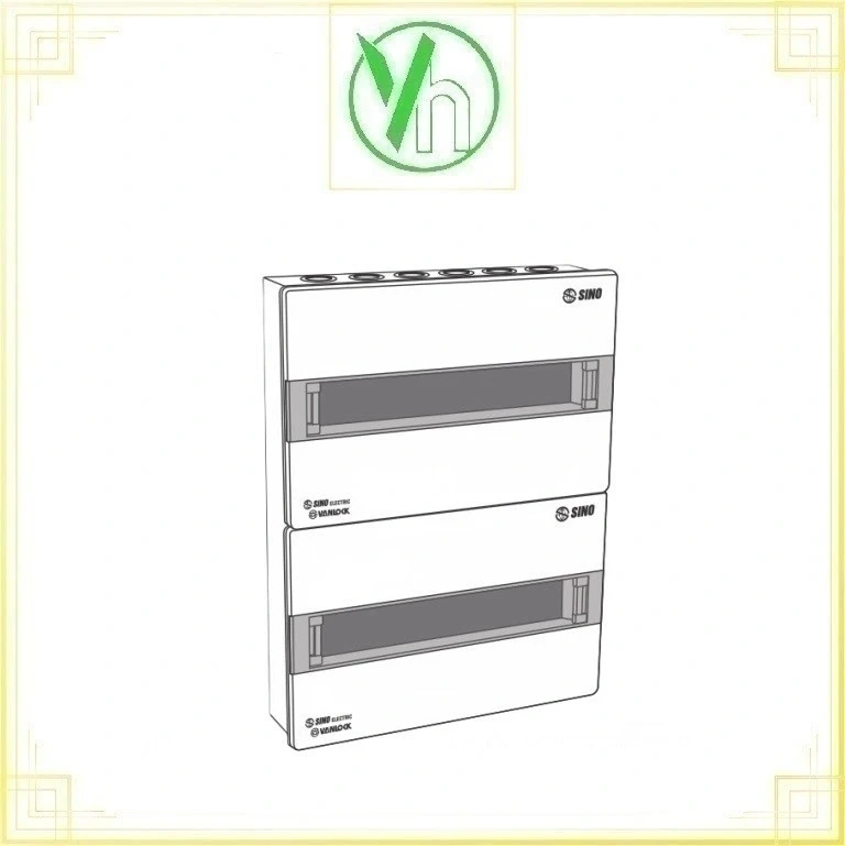 Tủ điện vỏ kim loại CKE E4MXS 24/32L Sino Sino - Vanlock E4MXS 24/32L