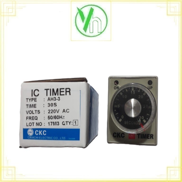 Rơ le thời gian AH3-3 On delay 220V CKC30S220V CIKACHI CKC30S220V