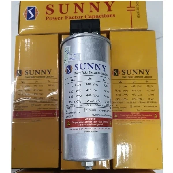 Tụ bù Sunny 3p 5 kvar 230v CAP/05/230SUN Sunny CAP/05/230SUN