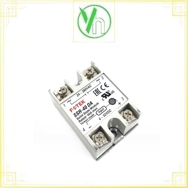 Relay bán dẫn SSR-40DA-H Fotek SSR-40DA-H