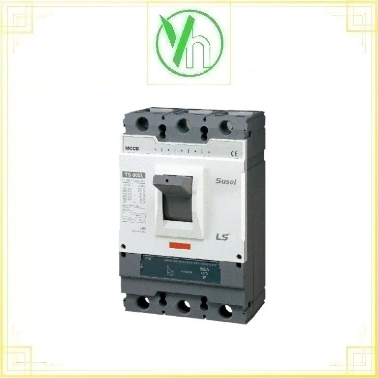 MCCB APTOMAT 3 Pha FTU không chỉnh dòng 800A TS800N FTU800 LS ELECTRIC TS800N FTU800