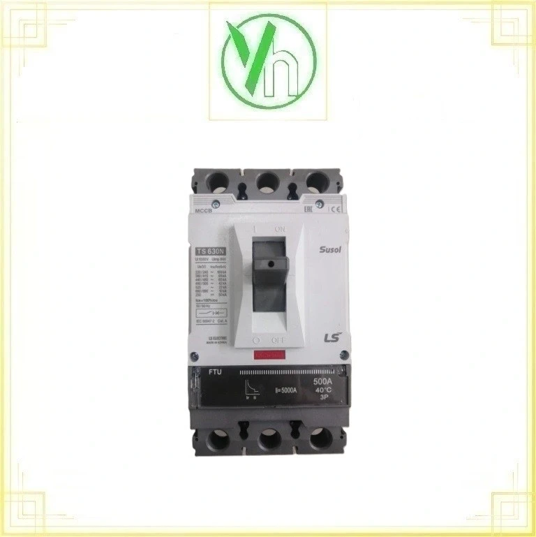 MCCB APTOMAT 3 Pha FTU không chỉnh dòng 630A TS630N FTU630 LS ELECTRIC TS630N FTU630