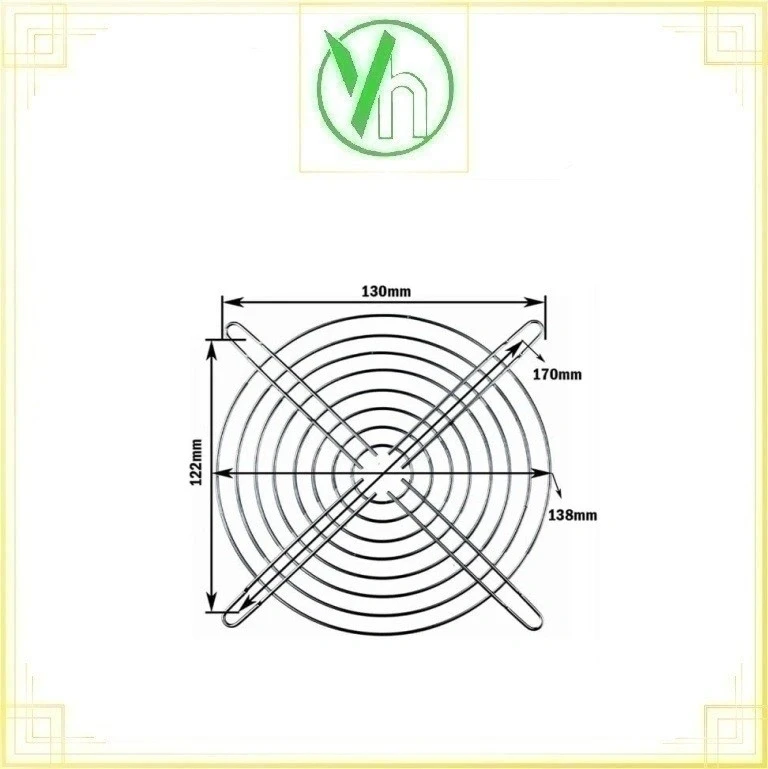 Lưới bảo vệ quạt 150 x150 chống chuột LUOI150 CHINA LUOI150