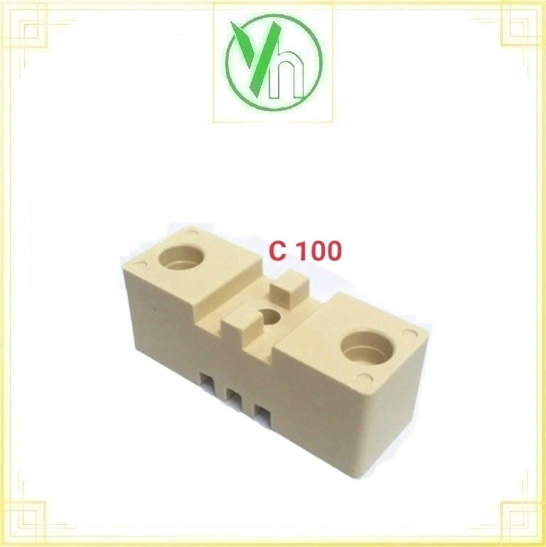 Sứ C100 thanh đỡ busbar vuông màu xám C100 DUWAI ELECTRIC C100