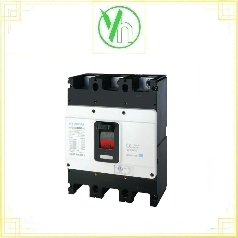 Aptomat Huyndai MCCB HGM630H-F 3P 85kA Hyundai HGM630H-F