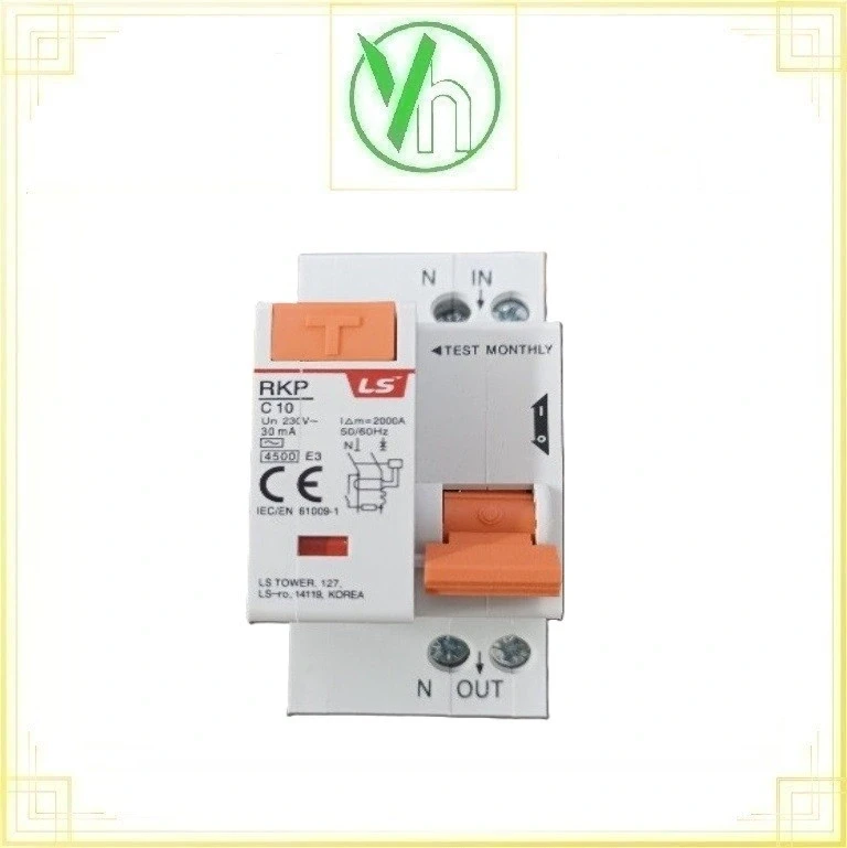 Aptomat RCBO chống rò điện 1P+N 32A 30mA 4.5kA LS ELECTRIC RKP1P+N32A