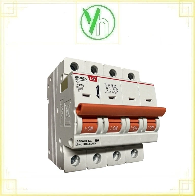 Aptomat MCB 4P 63A 6kA BKJ63N4P63A LS ELECTRIC BKJ63N4P63A