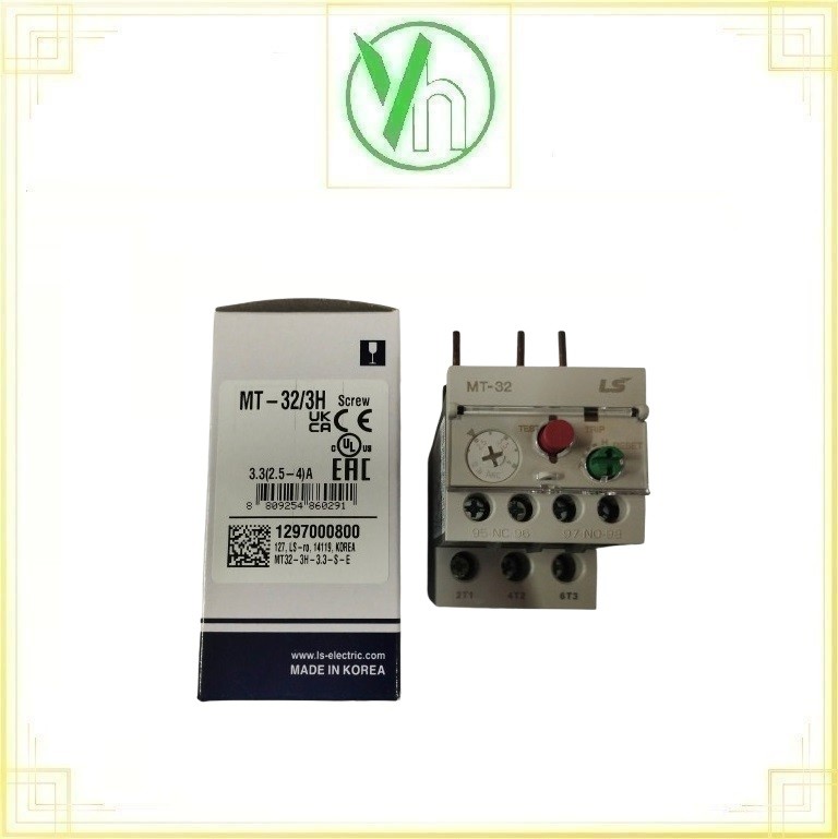 Rơ le nhiệt 3P (2.5-4A) MT324A LS LS ELECTRIC MT324A