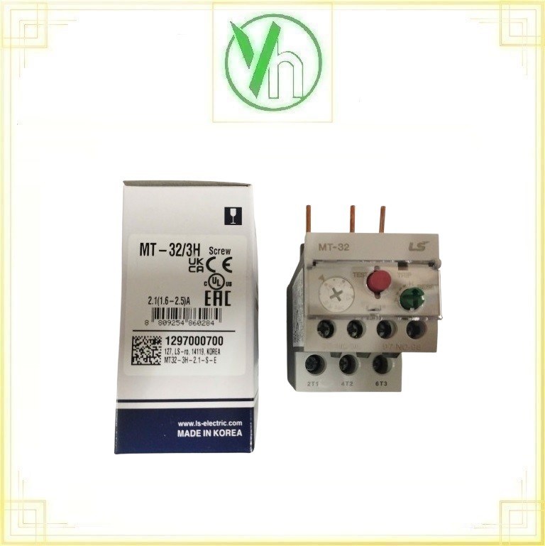 Rơ le nhiệt 3P (1.6-2.5A) MT322.5A LS LS ELECTRIC MT322.5A