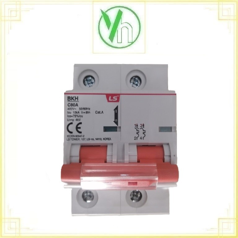 Aptomat MCB BKH 2P 80A 10kA LS LS ELECTRIC BKH 2P 80A