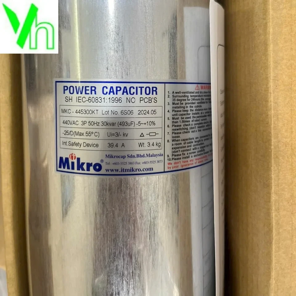 Tụ bù khô 30 kvar 440V MKC-445300KT MIKRO MKC-445300KT