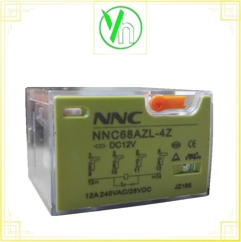 Rơ le trung gian DC12V 12A NNC68AZL-4Z CHINA NNC68AZL-4Z.