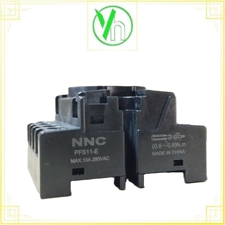 Đế rơ le trung gian 10A 250VAC NNC PFS11-E CHINA NNC PFS11-E