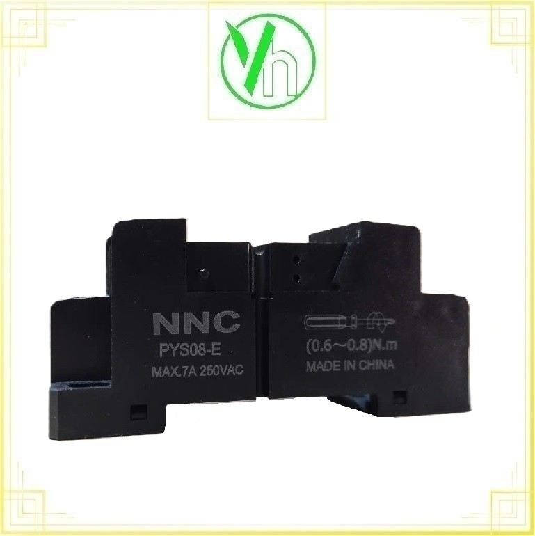 Đế rơ le trung gian 7.5A 250VAC NNC PYS08-E CHINA NNC PYS08-E