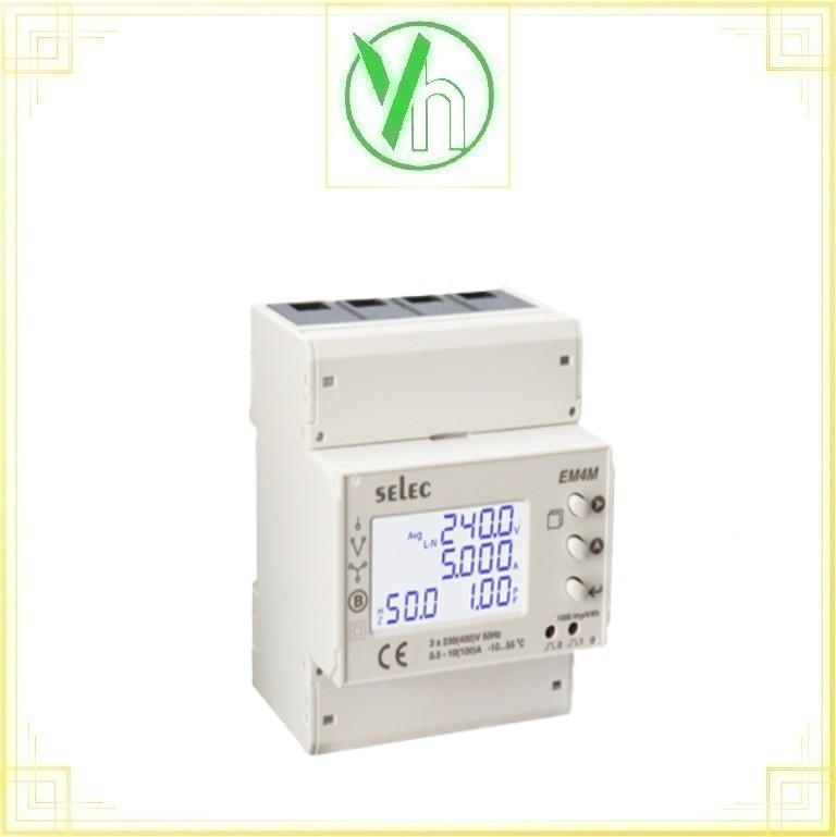 Đồng hồ đo đa chức năng EM4M-3P-C-100A Selec EM4M-3P-C-100A