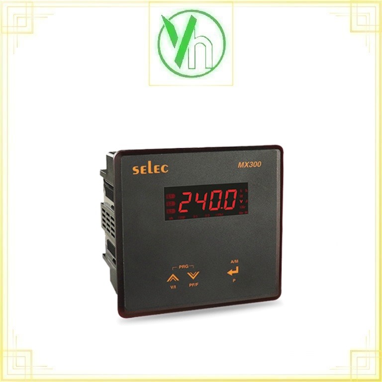 Đồng hồ đo điện áp, dòng điện, tần số CosPhi (96*96) MX300-C Selec Selec MX300-C