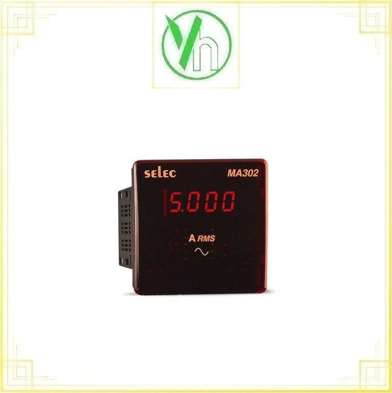 Đồng hồ đo dòng DC dạng LED(96*96) MA302-75mV-DC Selec MA302-75mV-DC