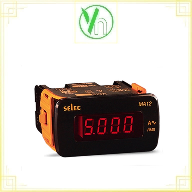 Đồng hồ tủ điện hiển thị dạng LED MA12-AC-200/2000mA Selec MA12-AC-200/2000mA