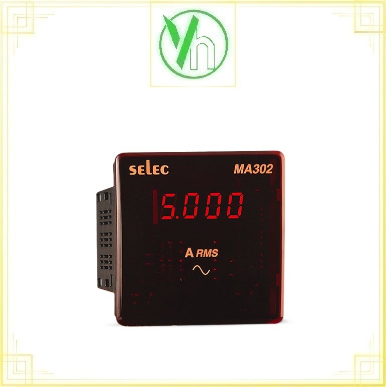Đồng hồ tủ điện dạng số hiển thị dạng LED (96*96) MA302 Selec MA302
