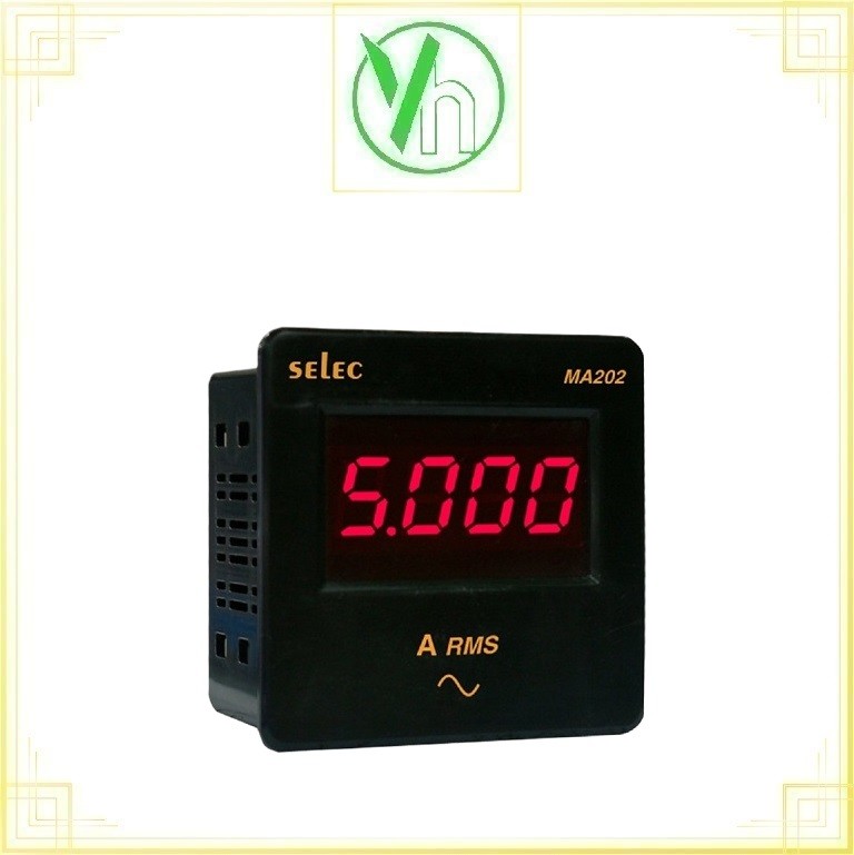 Đồng hồ tủ điện dạng số hiển thị dạng LED (72*72) MA202 Selec MA202
