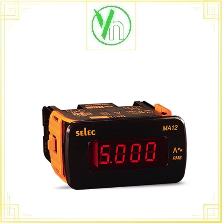 Đồng hồ tủ điện dạng số hiển thị dạng LED (48*96) MA12 Selec Selec MA12