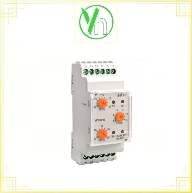 Rơ le bảo vệ điện áp VPRA2M Selec VPRA2M