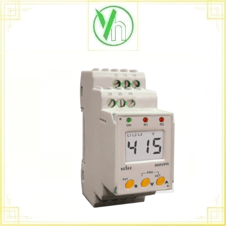 Rơ le bảo vệ điện áp và tần số 900VPR-BL-U-CE Selec Selec 900VPR-BL-U-CE