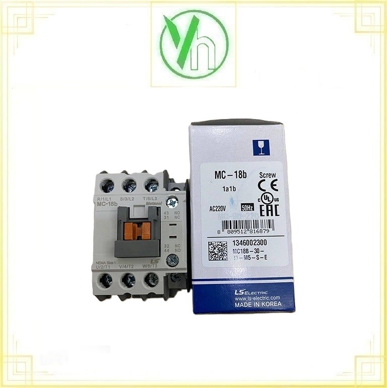 Contactor 3P 18A 1a1b 220V AC LS ELECTRIC MC18b220V
