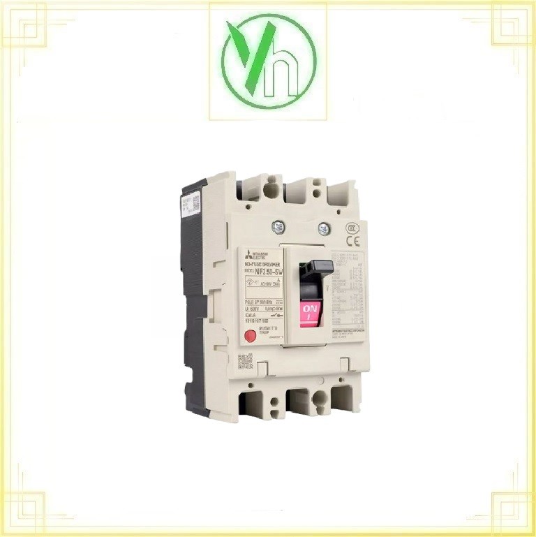 CẦU DAO TỰ ĐỘNG MCCB NF63-CV 3P 45A 5kA MB Mitsubishi Mitsubishi NF63-CV