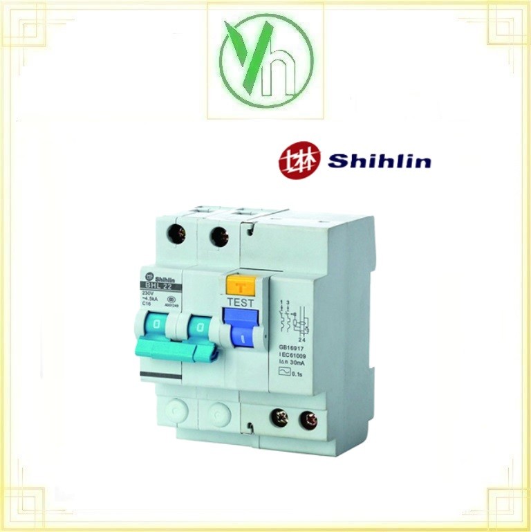 RCBO BHL 2P 6A 6kA 30mA Shihlin SHIHLIN ELECTRIC BHL 2P 6A 6kA