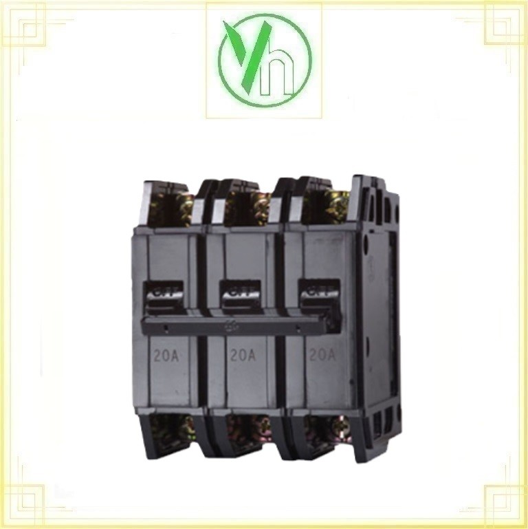 MCB BP 3P 15A 5kA màu đen Shihlin SHIHLIN ELECTRIC BP 3P 15A 5kA