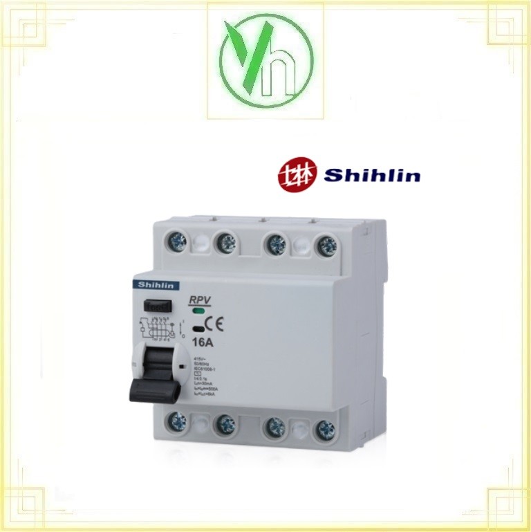 RCCB RPV 3P+N 16A Shihlin SHIHLIN ELECTRIC RCCB RPV 3P+N 16A