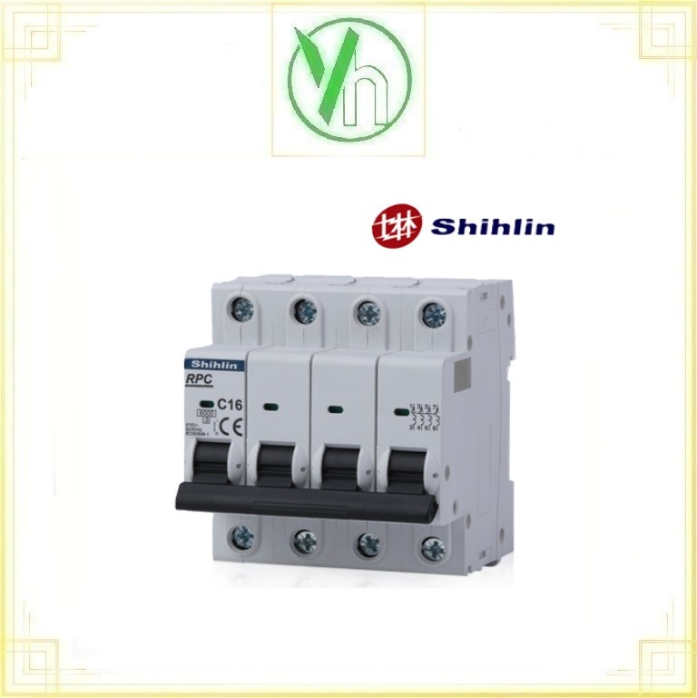 MCB RPC-H 4P 6A 10kA Shihlin SHIHLIN ELECTRIC RPC-H 4P 6A 10kA