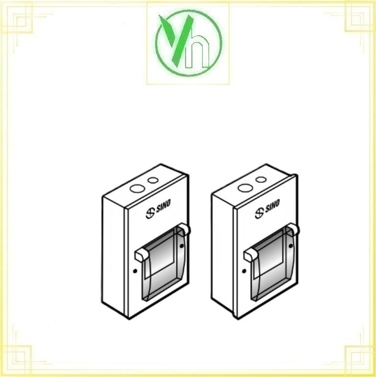 Tủ điện vỏ kim loại có nắp bảo hộ PC EM2PL Sino Sino - Vanlock EM2PL