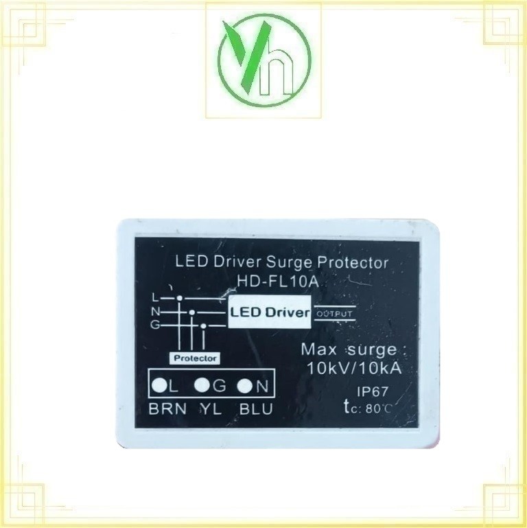 Thiết bị chống sét đèn đường Led HD-FL10A/10kA CHINA HD-FL10A/10kA
